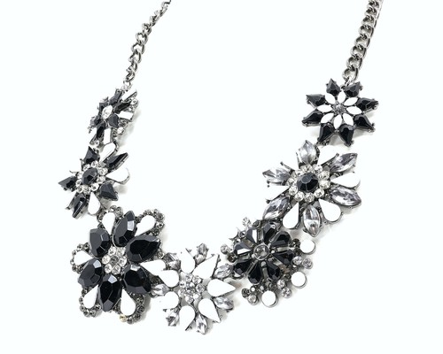 Statement halskette blumen - statement,