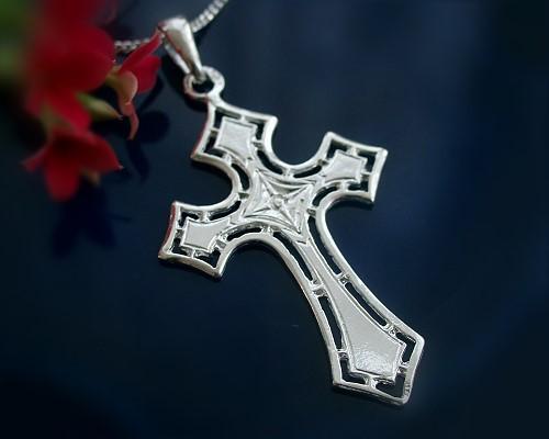 Kreuz anhänger silber 925 - kreuz,