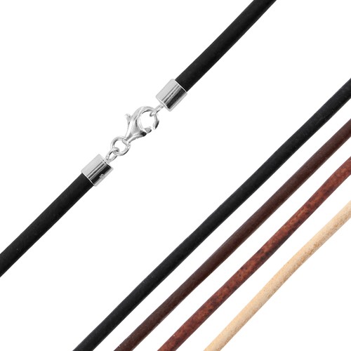 Lederband leder kette halsband - lederband, leder-kette
